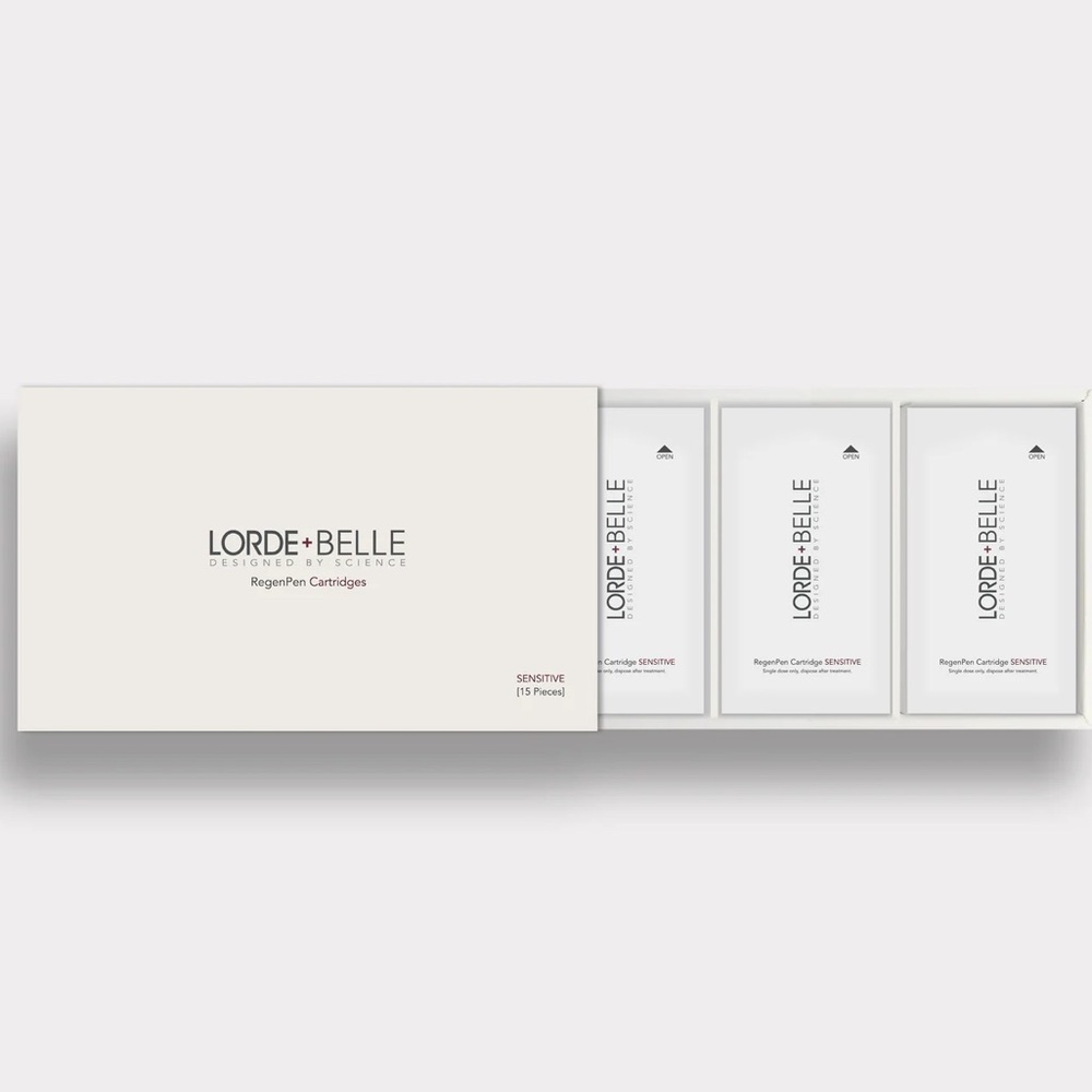 NIB SEALED Lorde + Belle RegenPen Daily Sensitive Cartridge 15 pack Refill